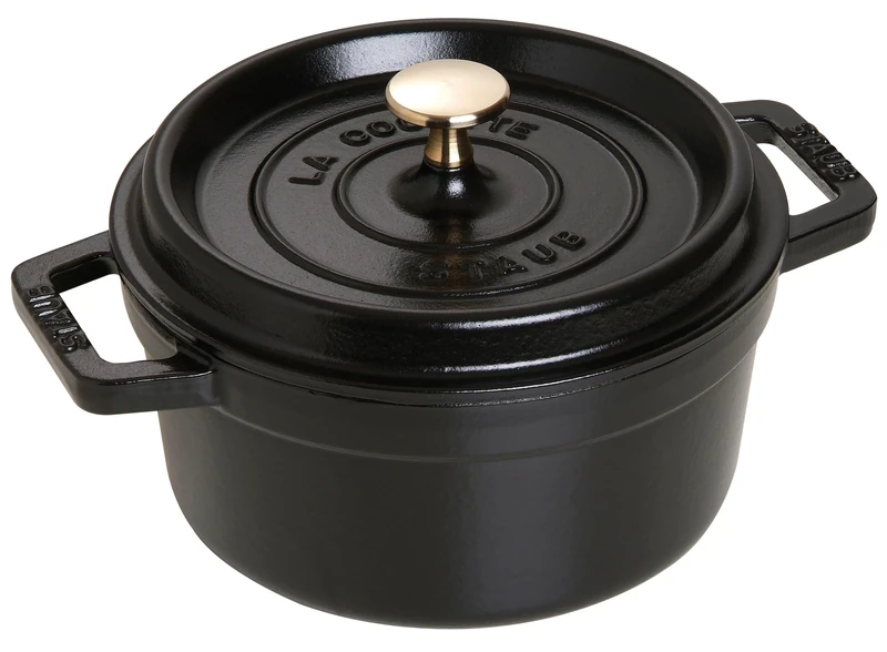 STAUB 40509-487-0 Cocotte Round 20cm Black