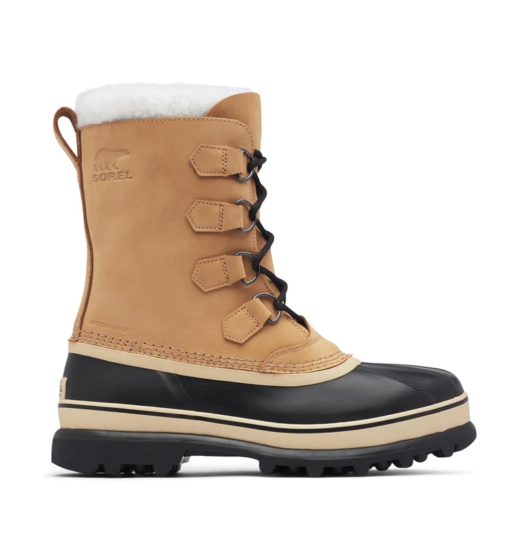 Sorel CARIBOU WATERPROOF Men's Snow Boots, Brown (Buff), 10 UK