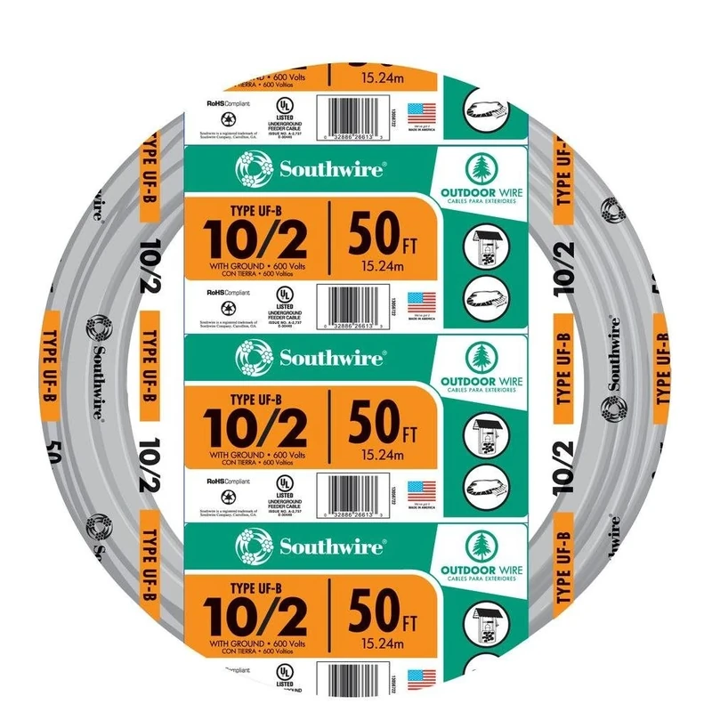 Southwire 13056722 10/2WG UF Wire