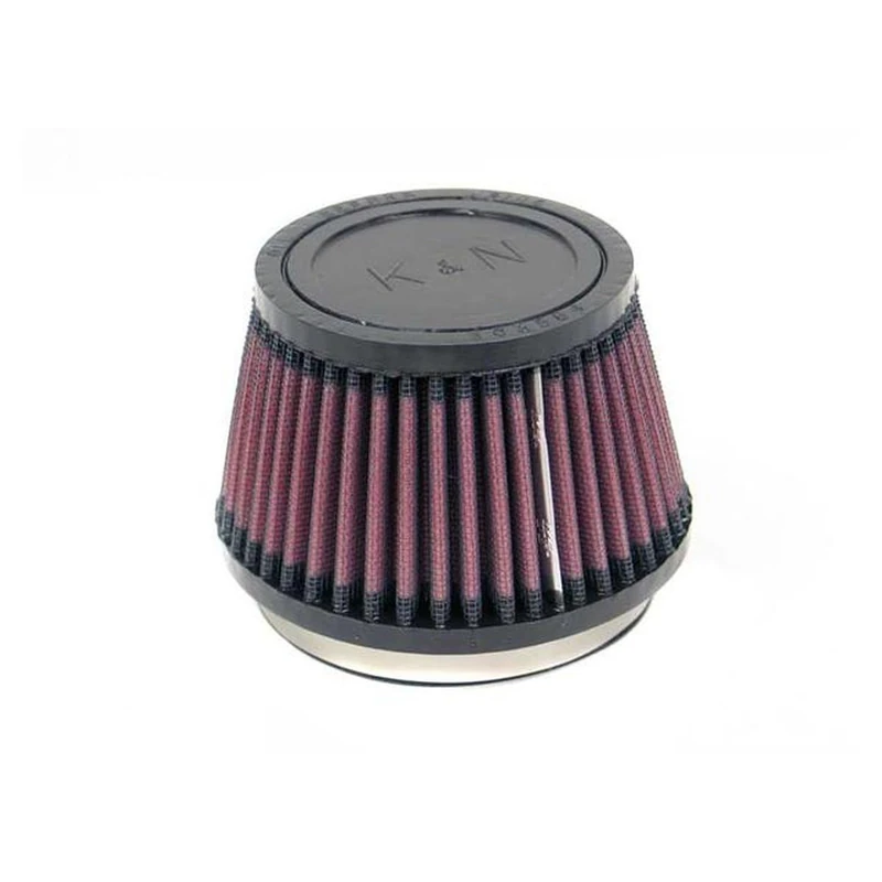 K&N Universal Clamp-On Air Intake Filter: High Performance, Premium, Washable, Replacement Filter: Flange Diameter: 3.5 In, Filter Height: 3 In, Flange Length: 0.625 In, Shape: Round Tapered, RU-4410