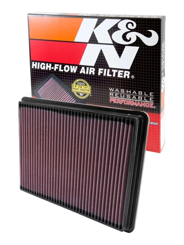 K&N Engine Air Filter: High Performance, Premium, Washable, Panel Filter: 1999-2008 (Regal I, LeSabre, Century, Impala, Monte Carlo, Grand Prix), 33-2141-1