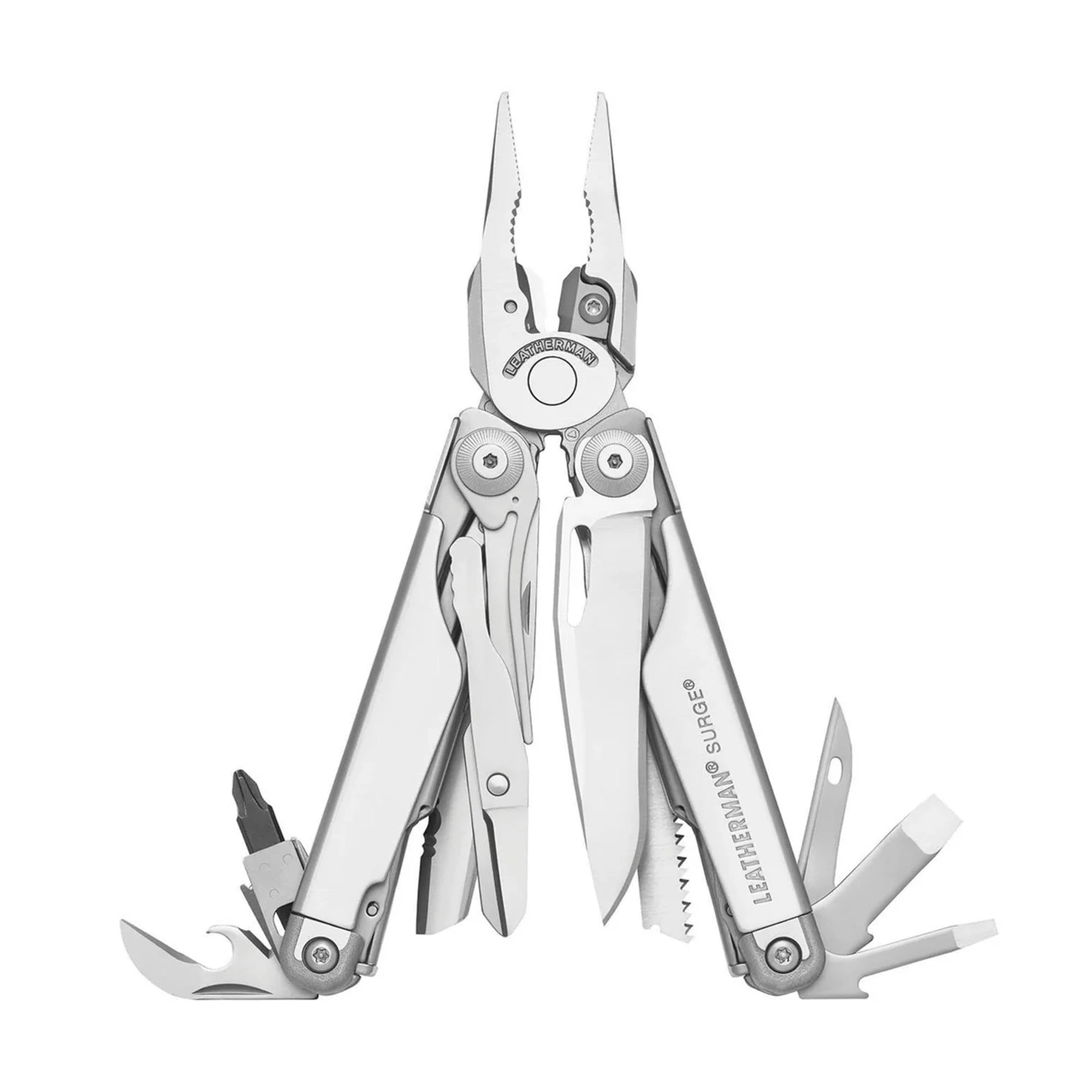 Leatherman Surge Multi-Tool - 21 Heavy-Duty Tools with Blades, Stainless Steel