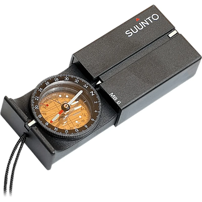 SUNNTO MB-6 NH Compass, Sighting Matchbox Compass with Clinometer, Adventure/Hiking Compass, Adjustable Declination & Luminous Markings