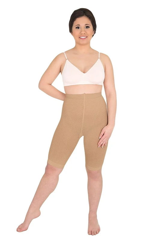 Solidea Silver Wave Strong Anti Cellulite Shorts - Noisette - 2-M