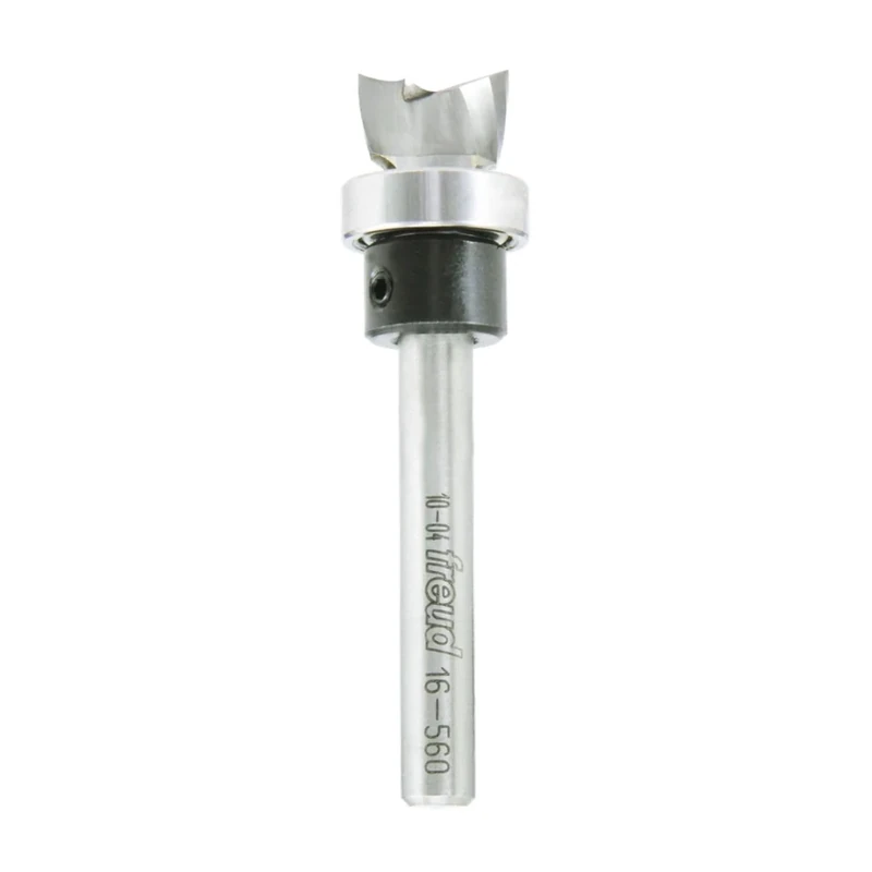 Freud Mortising Bit with Perma-Shield Coating for Ultra-Clean Hinge Mortises or Perfect Grooves and Dadoes - 2 Cutters, 24000 RPM, 5/16" Height, 1/2" Dia., 1/4" Shank - 16-560