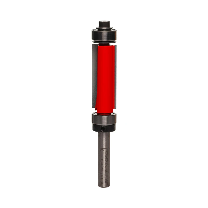 Freud 50-501: 1/2" (Dia.) Top & Bottom Bearing Flush Trim Bit,Red
