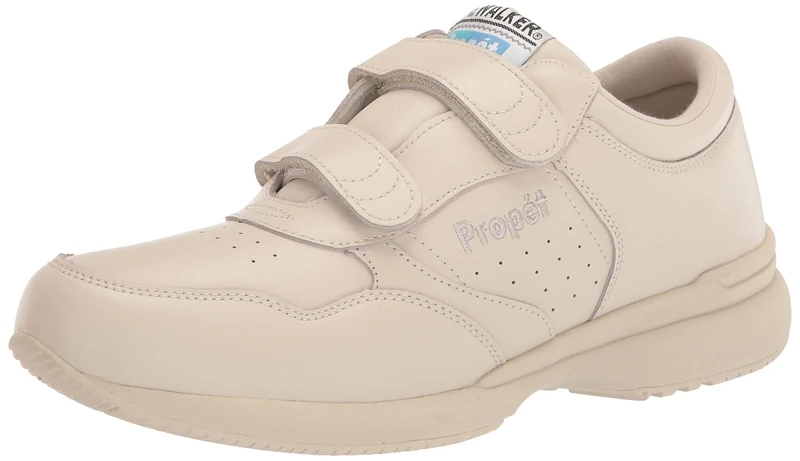 Propét Men's Life Walker Strap Medicare/Hcpcs Code = A5500 Diabetic Shoe Obsolete Sneaker, Sport White, 8 UK