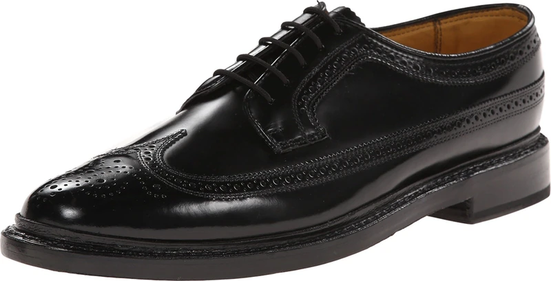 Florsheim Men's Kenmoor Wing tip Oxford, Heritage Calf Black, 10 mens_us - Image 1