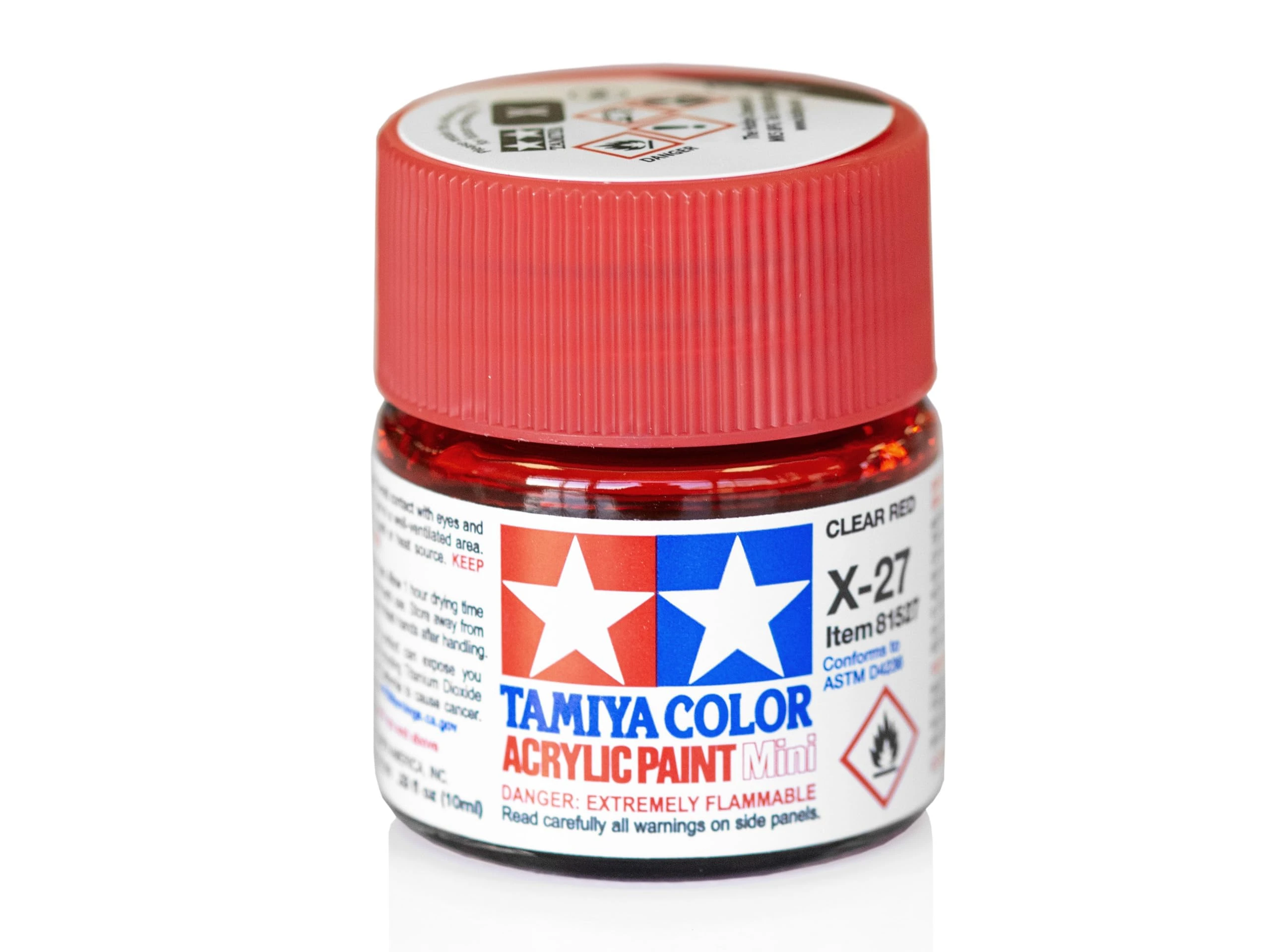Tamiya Acrylic Mini X-27 Clear Red