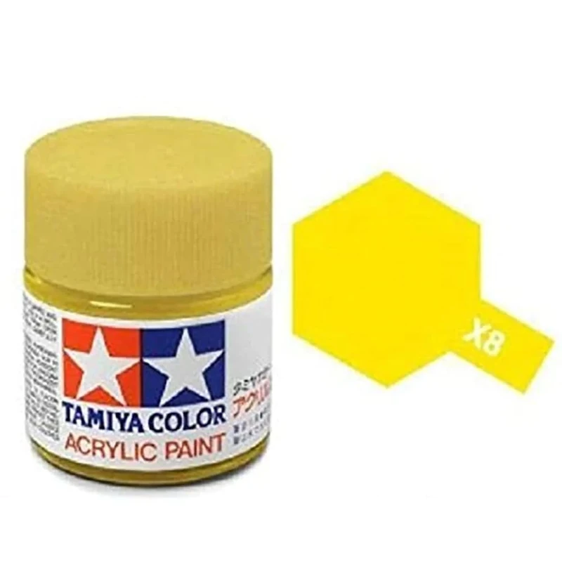 Tamiya 81508 Acrylic Mini X-8 Lemon Yellow