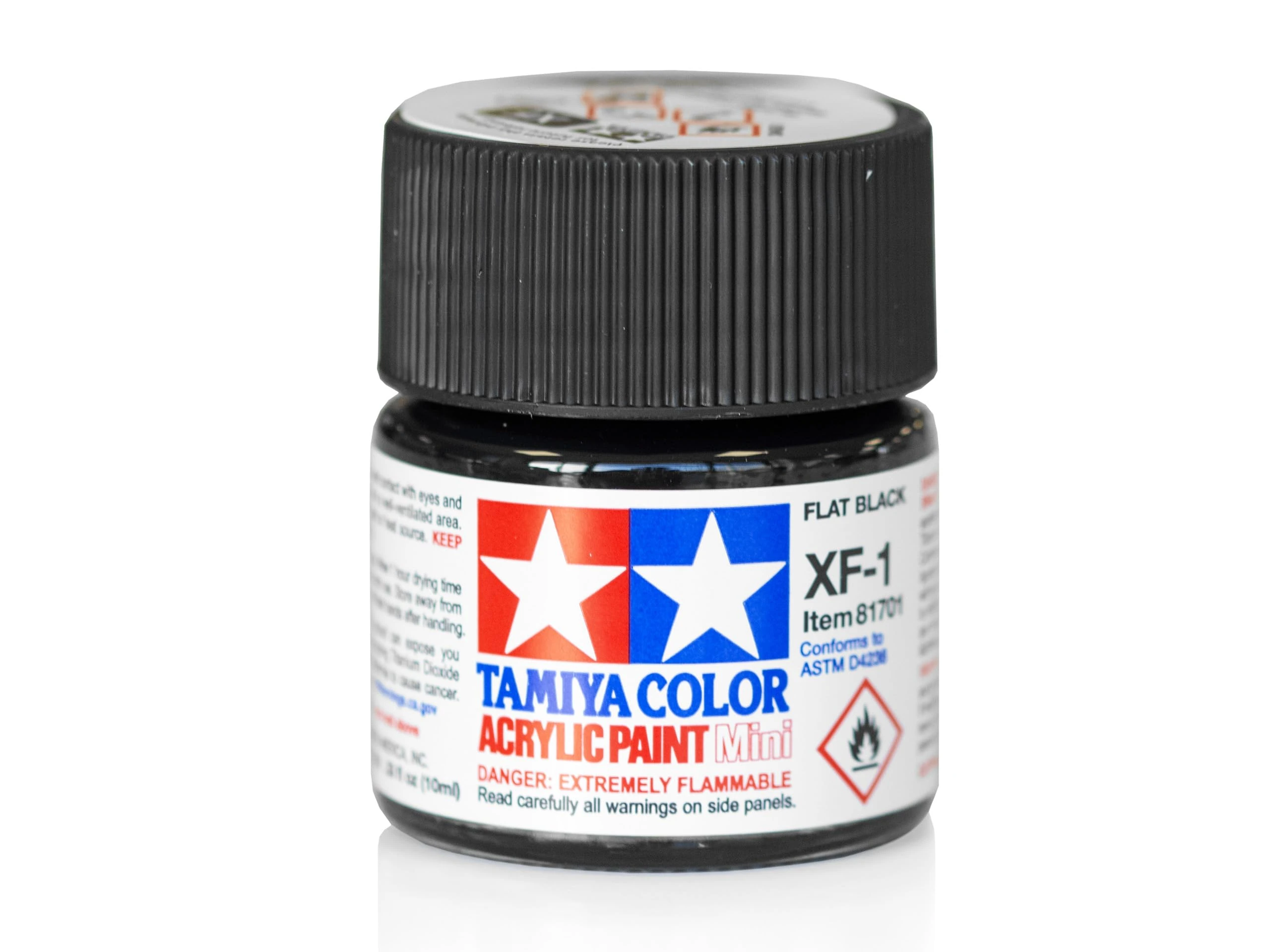 Tamiya Acrylic Mini XF-1 Flat Black