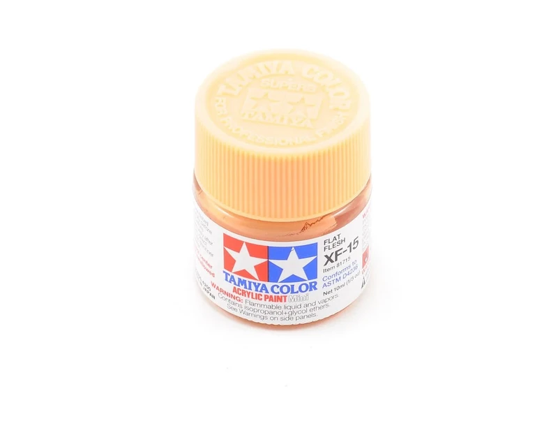 Tamiya 81715 XF-15 Matte Flesh 10ml Acrylic Paint Mini - Flat Finish