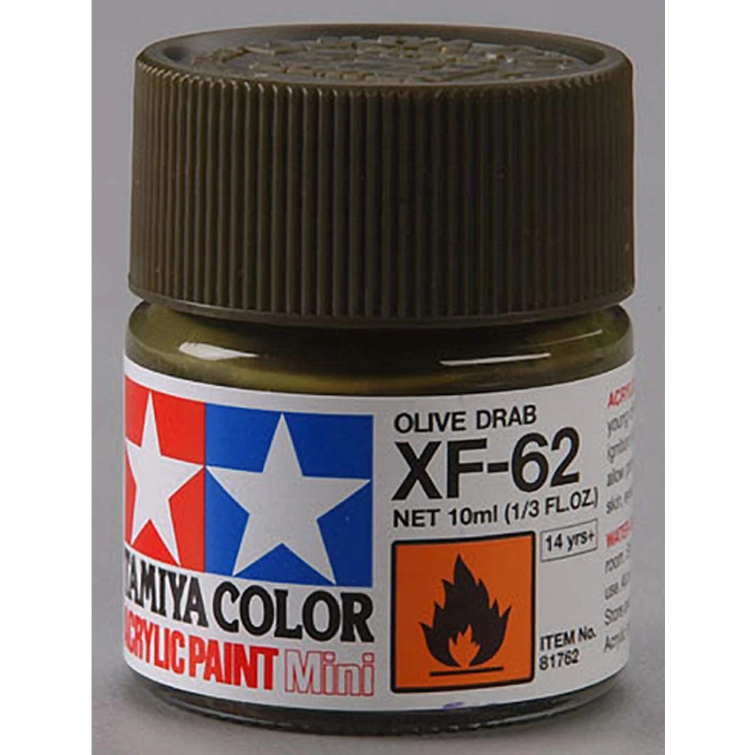 Tamiya Acrylic Mini XF-62 XF62 Olive Drab
