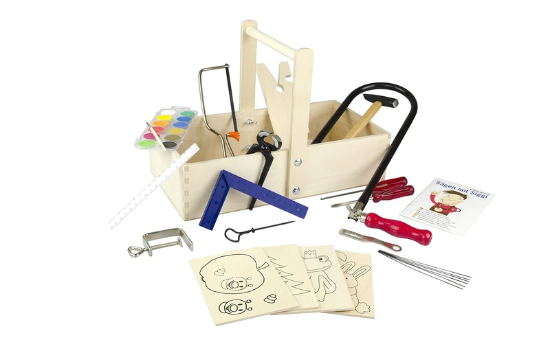 Pebaro 432S Fretsaw Kit in Wooden Carpenter Case