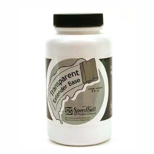 Speedball Gallon (3.78l) Acrylic Extender Base, Art Screen Printing Pouring Medium, Create More Transparent Colour Contrast, Mix With Acrylic Inks, Liquid Mediums For Artists Art And Craft Kit