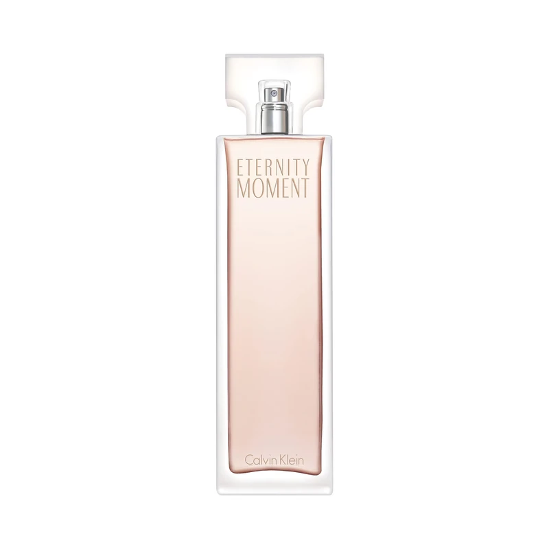 CALVIN KLEIN Eternity Moment - Eau de Parfum for Women - Floral Fragrance with Notes of Sweet Lychee, Pink peony and Raspberry Cashmere - High Longevity - 50 ml