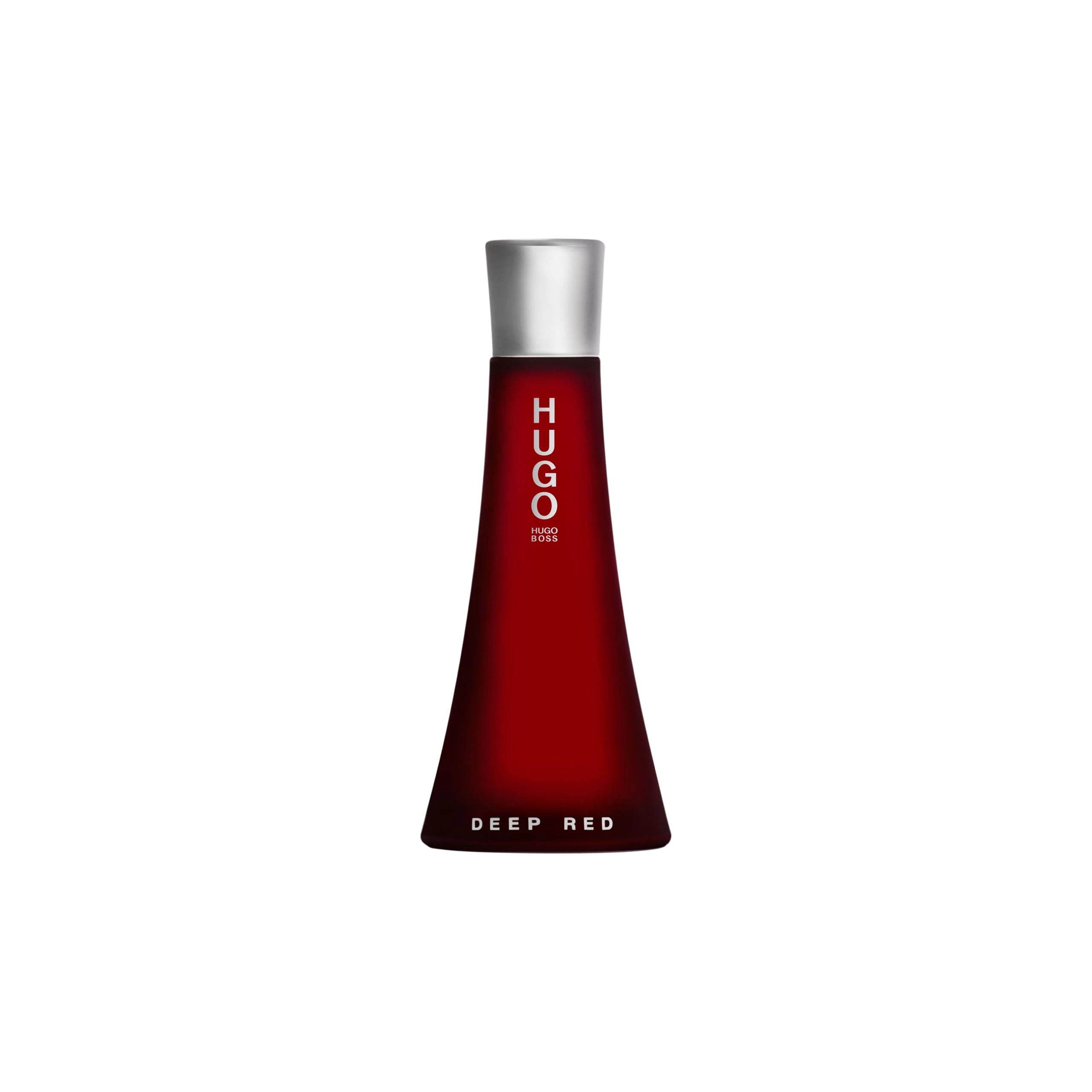 HUGO Deep Red - Eau de Parfum for Her - Ambery Fragrance With Notes Of Clementine, Freesia, Sandalwood - Medium Longevity - 90ml
