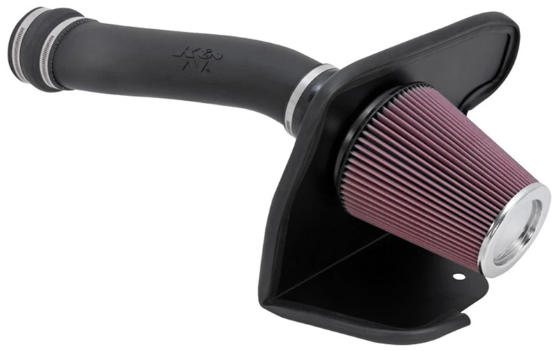 K&N Cold Air Intake Kit: High Performance, Increase Horsepower: 50-State Legal: Compatible with 1999-2005 Ford (Excursion, F250/F350/F450/F550 Super Duty) 6.8L V10,57-2524-2 - Image 1