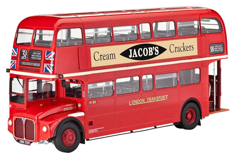 Revell 07651 London Bus 1:24 Scale Unbuilt/Unpainted Plastic Model Kit