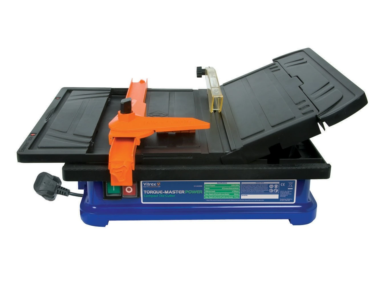 Vitrex 103402NDE Torque Master Power Tile Cutter Diamond Wet Tile Saw 240v