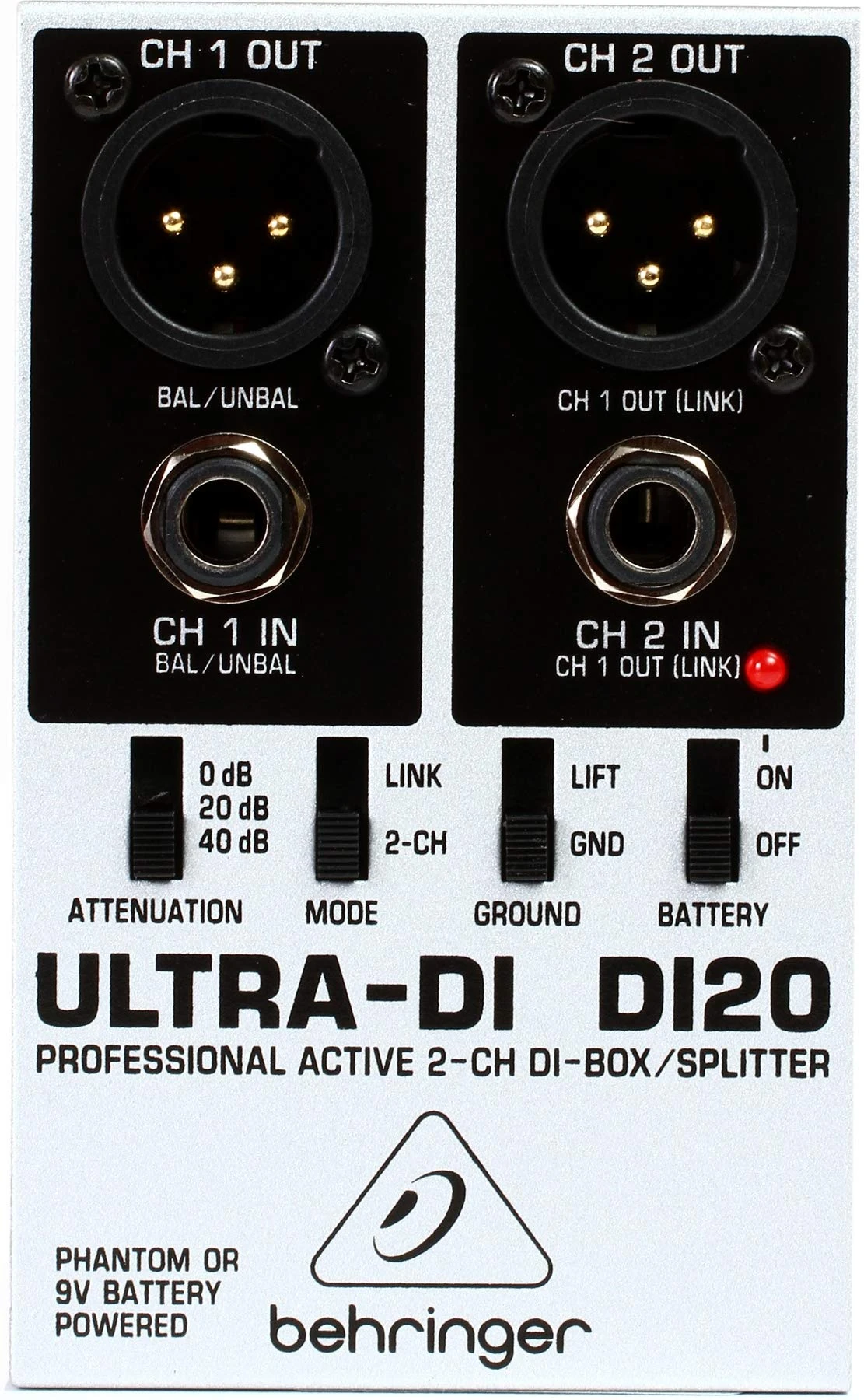 Behringer DI20 Ultra-DI 2 Channel DI Box/Splitter