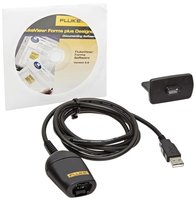 Fluke Industrial FVF-SC2 View Forms Software and IR USB-Cable, 180 Series/1653/789/1550B)