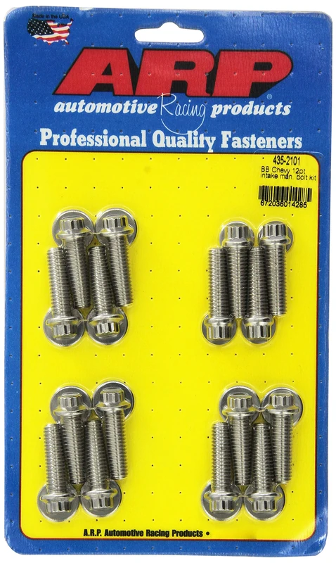 ARP 435-2101 Intake Manifold Valley Cover Bolt Kit