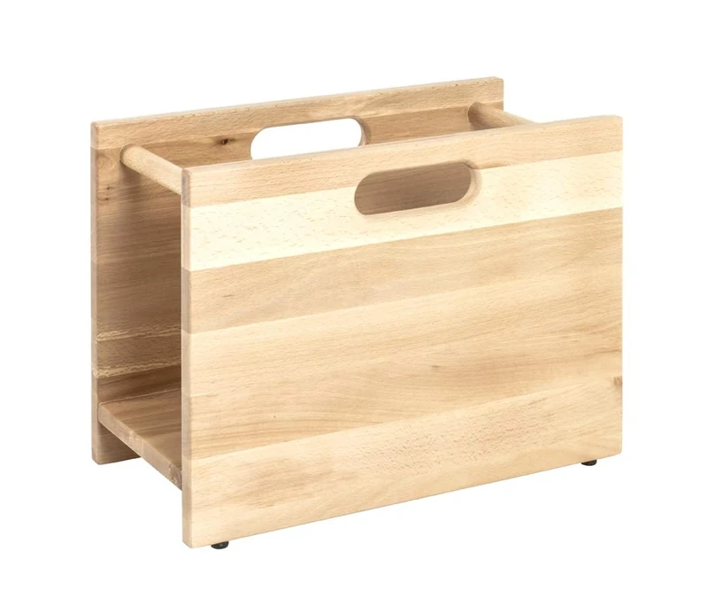 HAKU Möbel Magazine rack, solid wood, steamed beech, W 40 x D 21 x H 30 cm