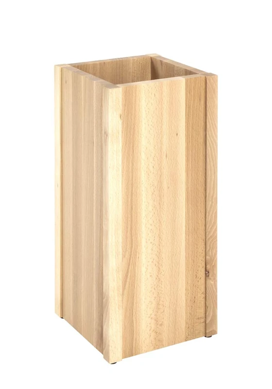 HAKU Möbel Umbrella Stand Beech, Solid Wood - Size: W 20 cm X H 45 cm X D 20 cm, Style: Modern
