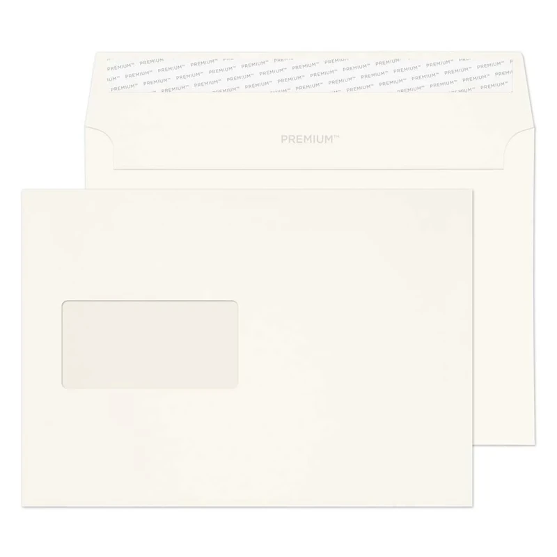 Blake Business C5 162 x 229 mm 120 gsm Peel & Seal Window Wallet Envelopes (35708) High White Wove - Pack of 500