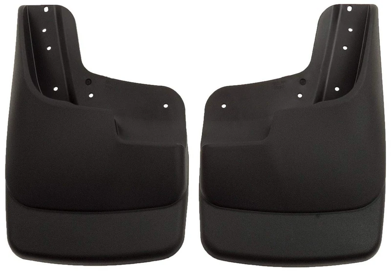 Husky Liners 56511 Fits 2003-10 Ford F-250/F-350-with OEM Fender Flares, Black, Custom Front Mud Guards