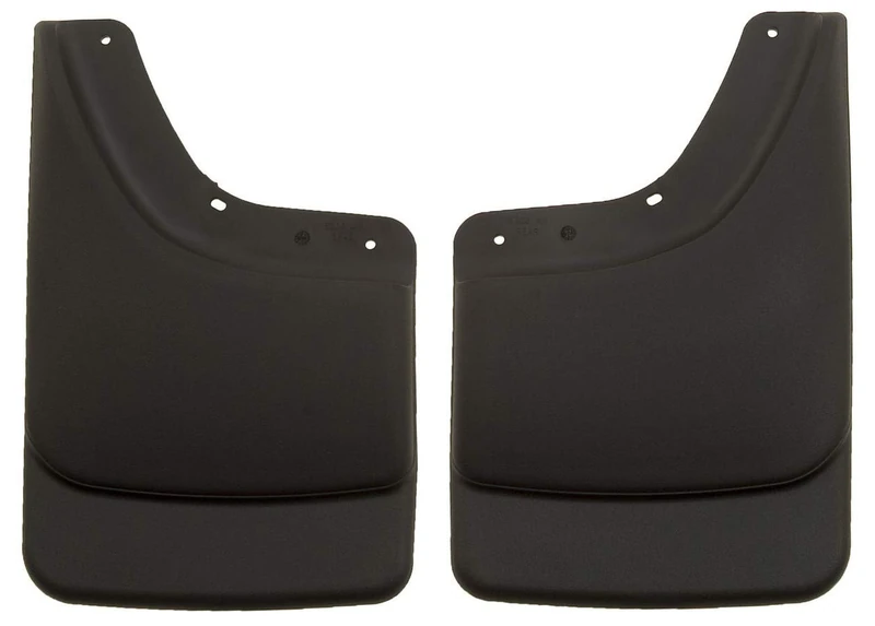 Husky Liners - Rear Mud Guards | 2002-2009 Dodge Ram 1500/2500/3500 w/Single Rear Wheels & w/o OEM Fender Flares, Rear Set - Black, 2 Pc. | 57061