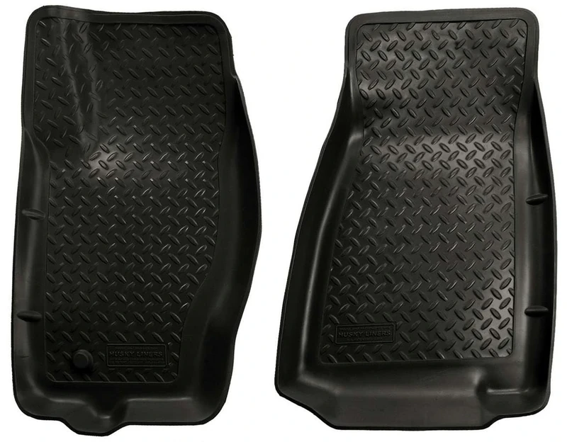 Husky Liners - 30611 Fits 2006-10 Jeep Commander, 2005-10 Jeep Grand Cherokee Classic Style Front Floor Mats Black