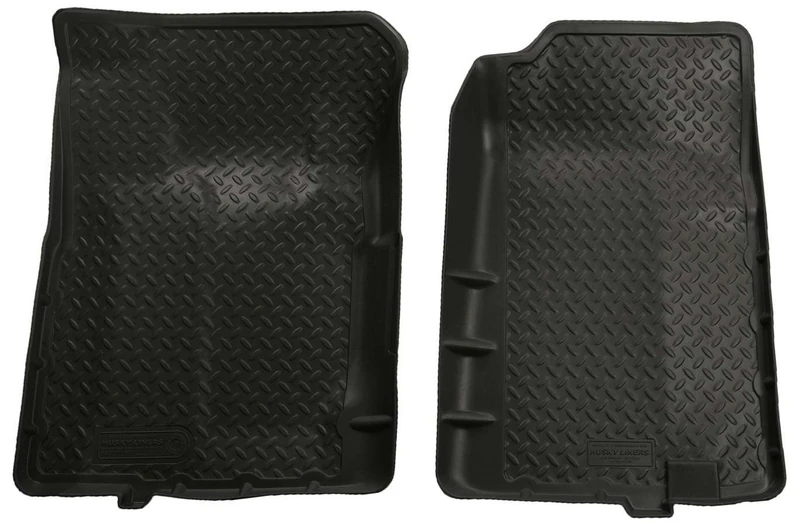 Husky Liners Classic Style Series | Front Floor Liners - Black | 31101 | Fits 1992-1994 Chevrolet Blazer, 1988-1999 Chevrolet C1500/K1500 Extended 2 Pcs