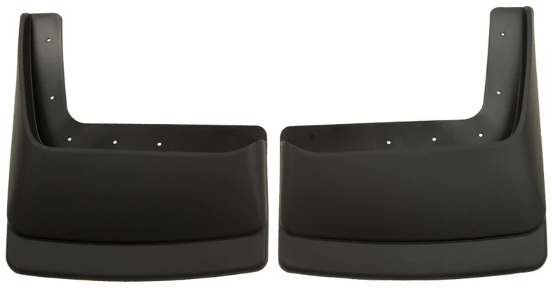 Husky Liners Mud Guards | Dually Rear Mud Guards - Black | 57071 | Fits 2003-2009 Dodge Ram 3500 Standard/Quad Cab w/Dual Rear Wheels 2 Pcs - Image 1