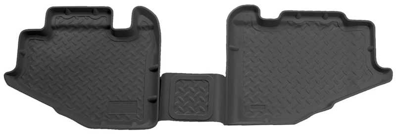 Husky Liners Classic Style Series | 2nd Seat Floor Liner - Black | 61731 | Fits 1997-2006 Jeep Wrangler 2 Pcs