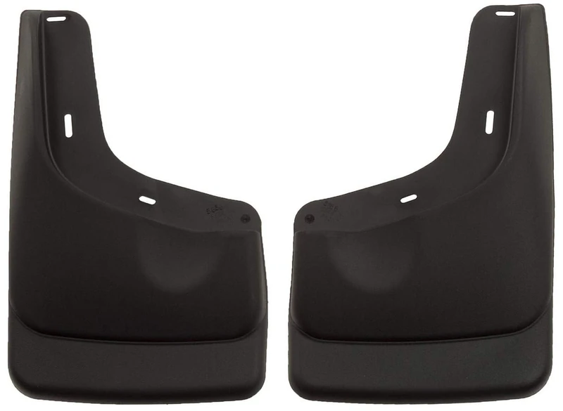 Husky Liners Fits 2004-14 Ford F-150 - with OEM Fender Flares and with running boards Custom Front Mud Guards,Black,56591