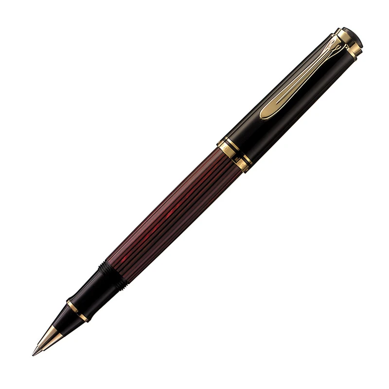 Pelikan Luxury Souveran R400 Rollerball Pen - Black/Red