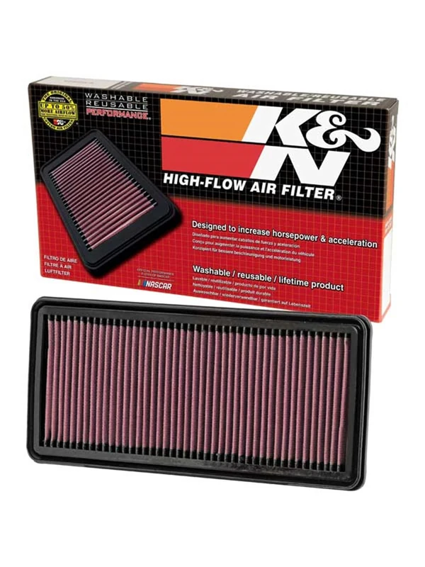 K&N Engine Air Filter: High Performance, Premium, Washable, Replacement Filter: Compatible with 2004-2019 Fiat/Citreon/Peugeot/Acura (Fiorino, Qubo, Nemo, Bipper, RL), 33-2299