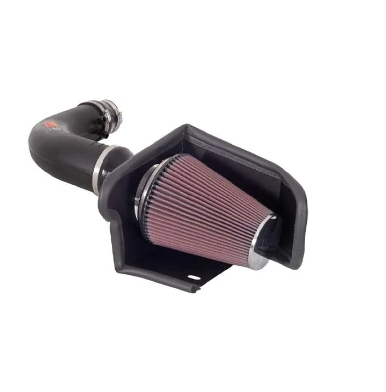 K&N 57-2541 Washable and Reusable Car Performance Intake Kit, Black