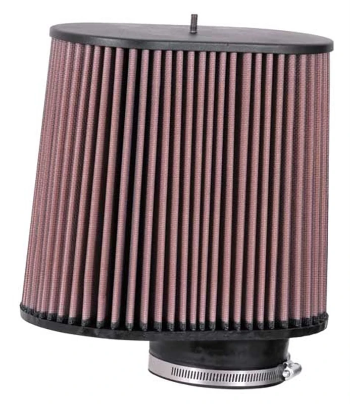 K&N Universal Clamp-On Air Filter: High Performance, Premium, Replacement Engine Filter: Flange Diameter: 4 In, Filter Height: 8.9375 In, Flange Length: 1.875 In, Shape: Oval Straight, RC-5102