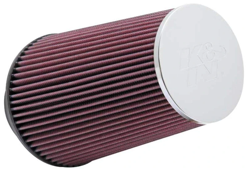 K&N Universal Clamp-On Air Filter: High Performance, Premium, Washable, Replacement Filter: Flange Diameter: 3.5 In, Filter Height: 9 In, Flange Length: 1.75 In, Shape: Round Tapered, RC-3690