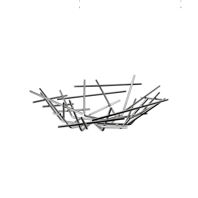 Alessi | Blow Up FC02 - Design Fruit Bowl in 18/10 Stainless Steel, Mirror Polished