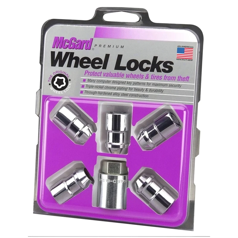 McGard 24537 Wheel Set, Chrome, 5 Locks / 1 Key