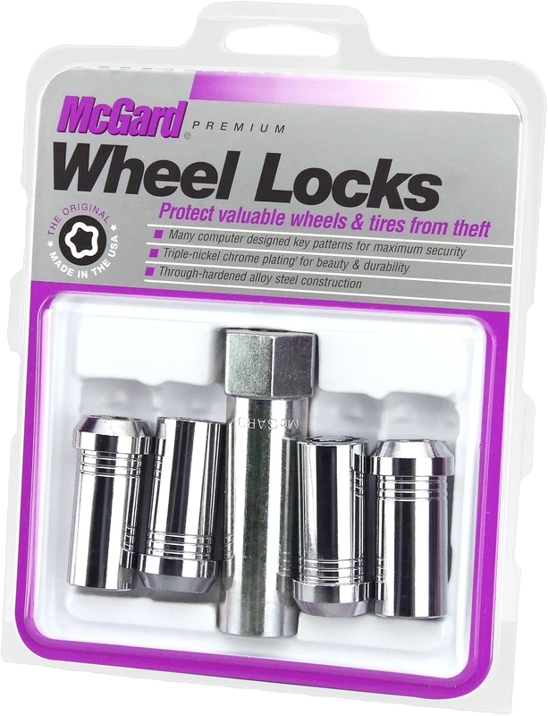 McGard 25110 Wheel Set, Chrome, 4 Locks / 1 Key