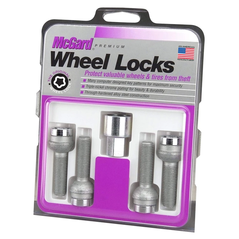 McGard 28017 Wheel, Chrome, 4 Locks / 1 Key