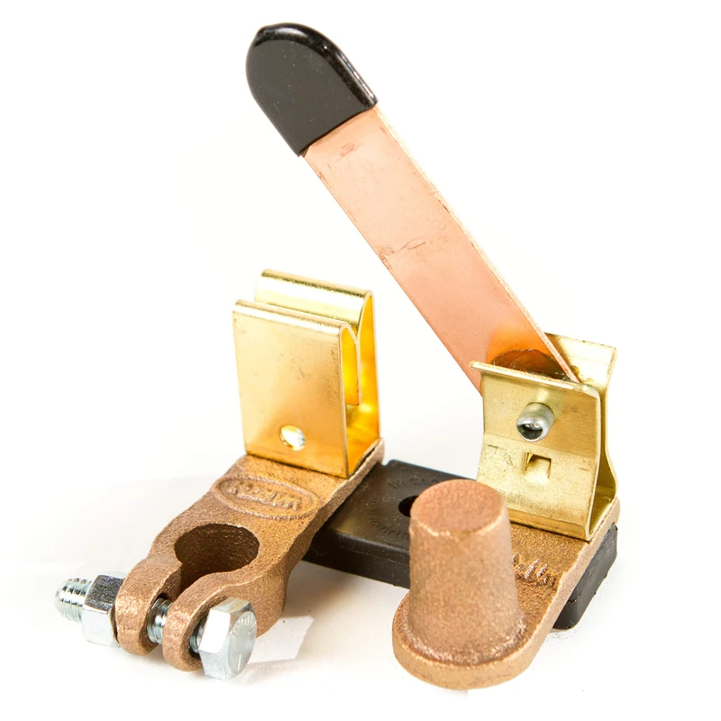 Battery Doctor 20138 Battery Disconnect Knife Switch for Top Post Terminal – 12v Battery Kill Switch for Negative Post – Perfect for Saving Car Battery - Made In USA