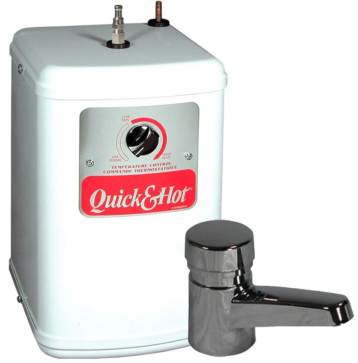 Waste King H510-U-CH Tahoe Hot Water Faucet with Tank, Chrome by Waste King