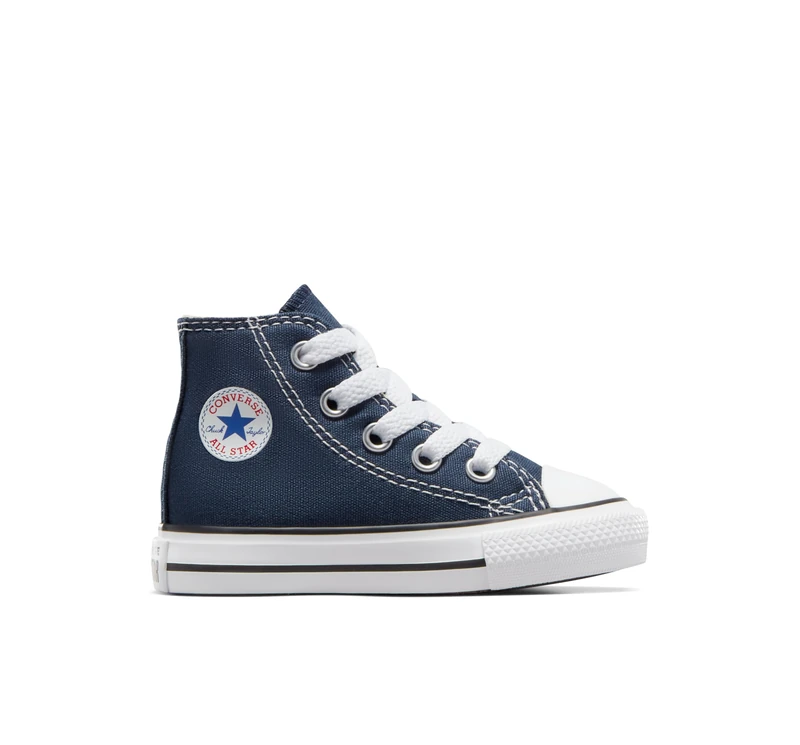 Converse Unisex Baby Chuck Taylor All Star Core H Sneakers, Navy Canvas, 2 UK Child