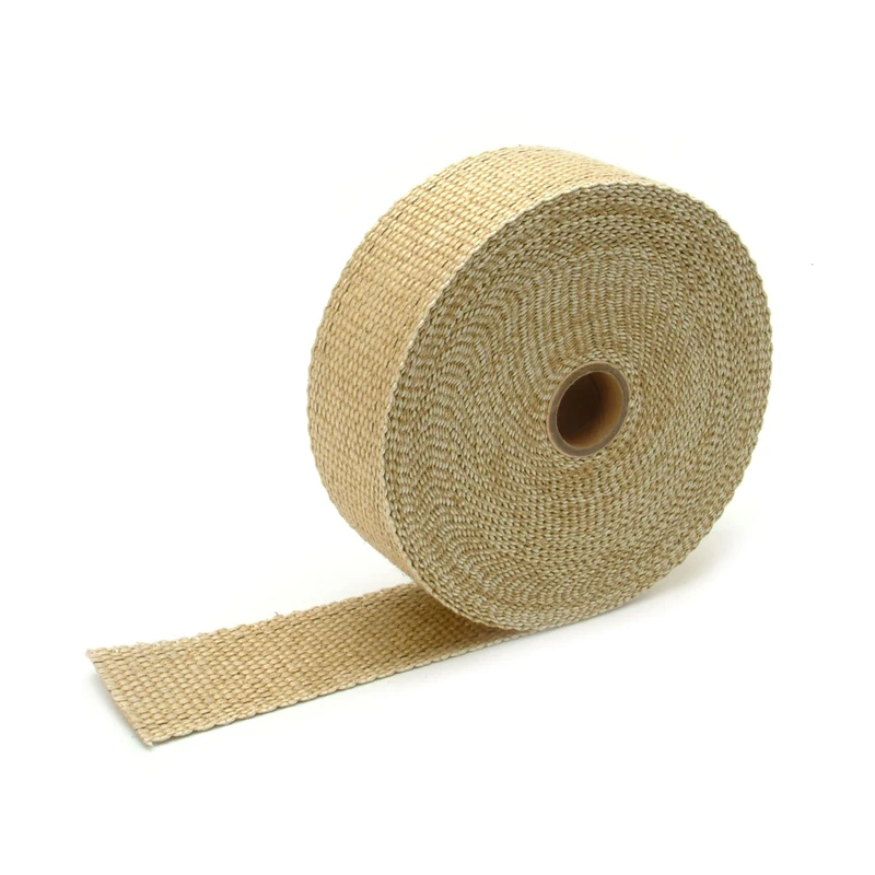 Design Engineering 010102 Exhaust Heat Wrap, 2" x 50' Roll - Tan - Image 1